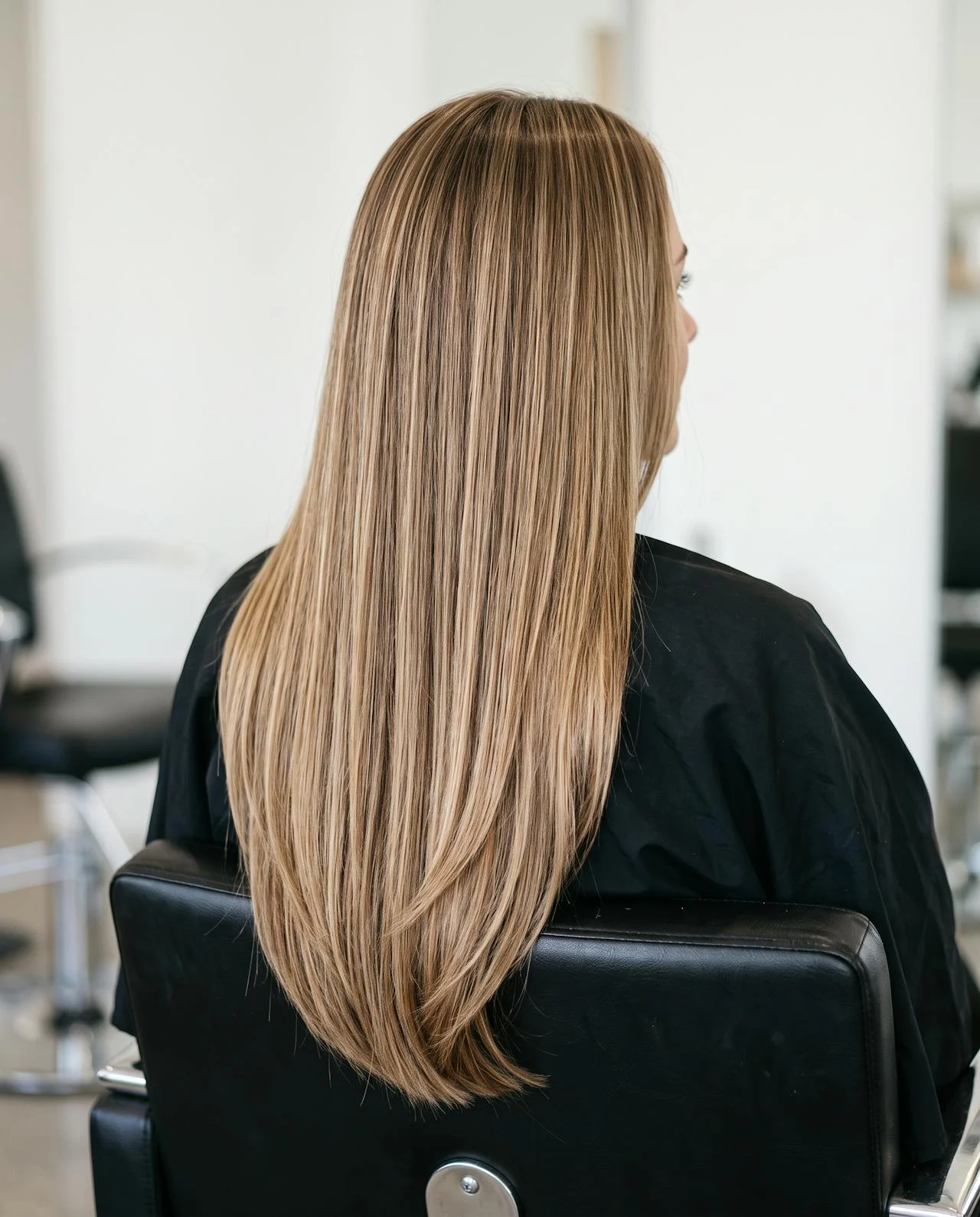 Long bronde highlights