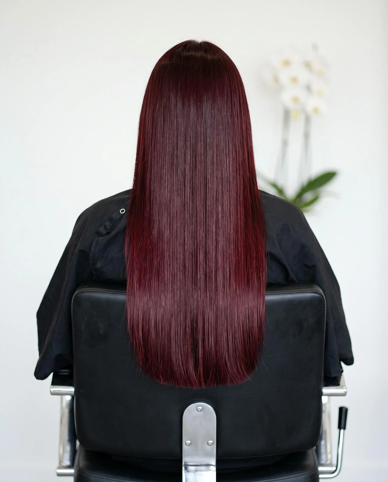 Deep burgundy colour